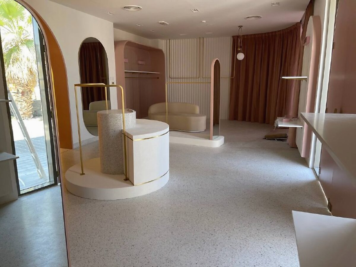 Six Inch seamless terrazzo project image S01